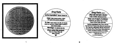 Image Of Label (Purmineral Tanspf15 Label .15 Oz)